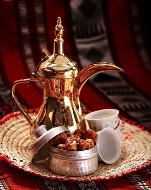 saudi arabesque - arabic coffee setting