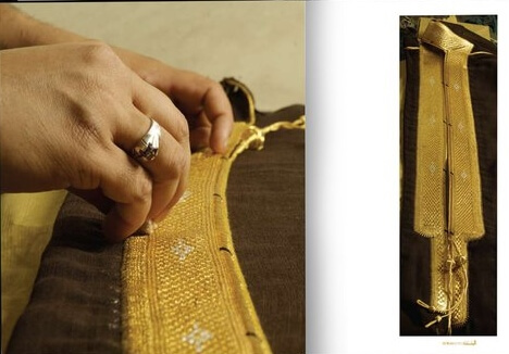 saudi arabesque - bisht gold embroidery details 4