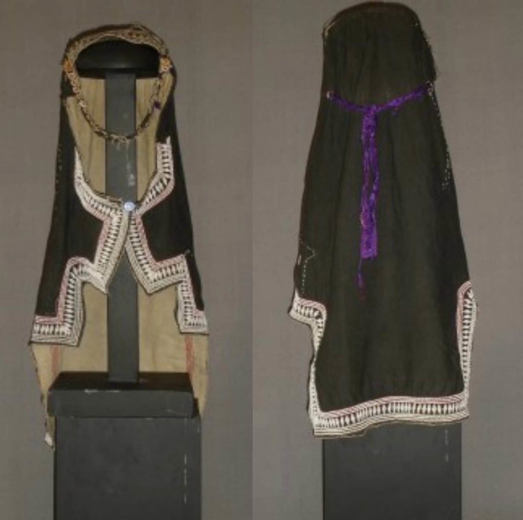 saudi arabesque - hudheyl tribe headdress front back