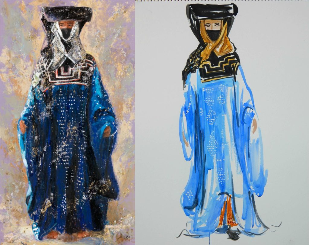 saudi arabesque - hudheyl tribe paintings