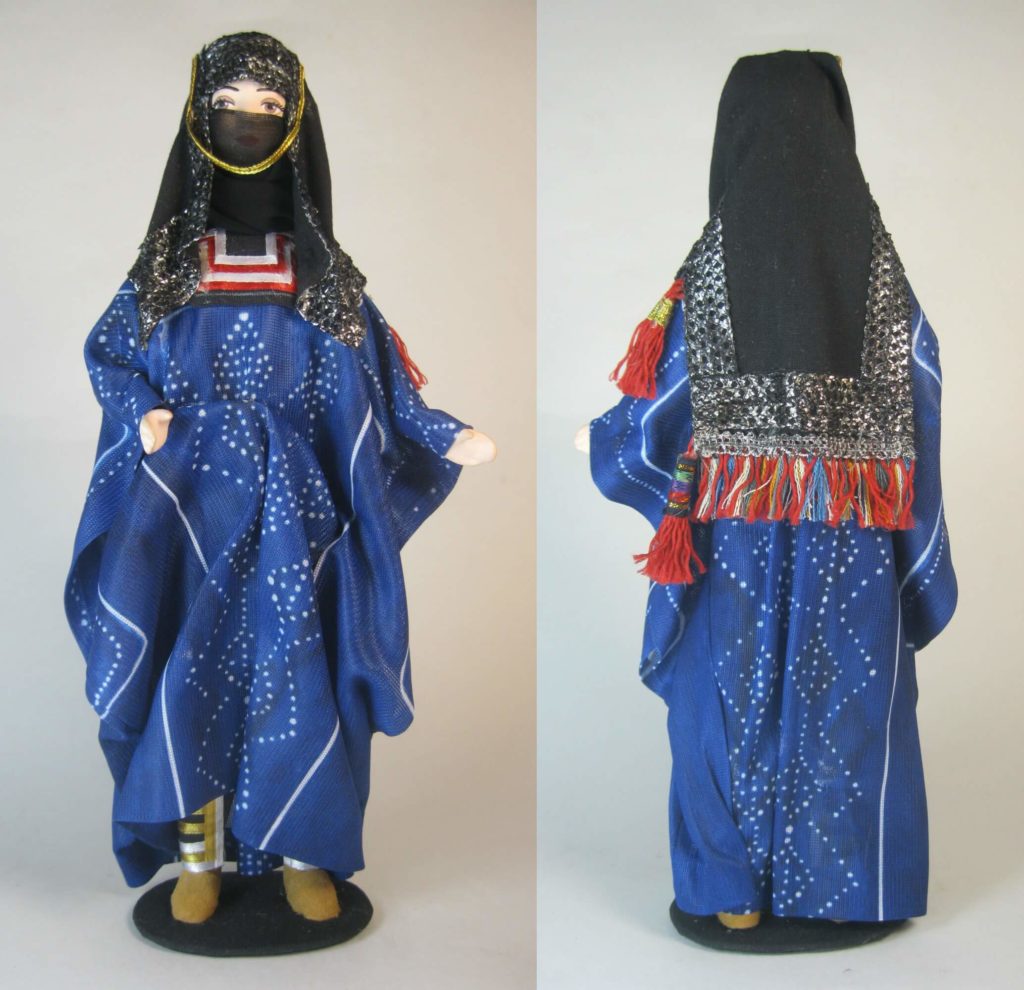 saudi arabesque - hudheyl tribe porcelain doll